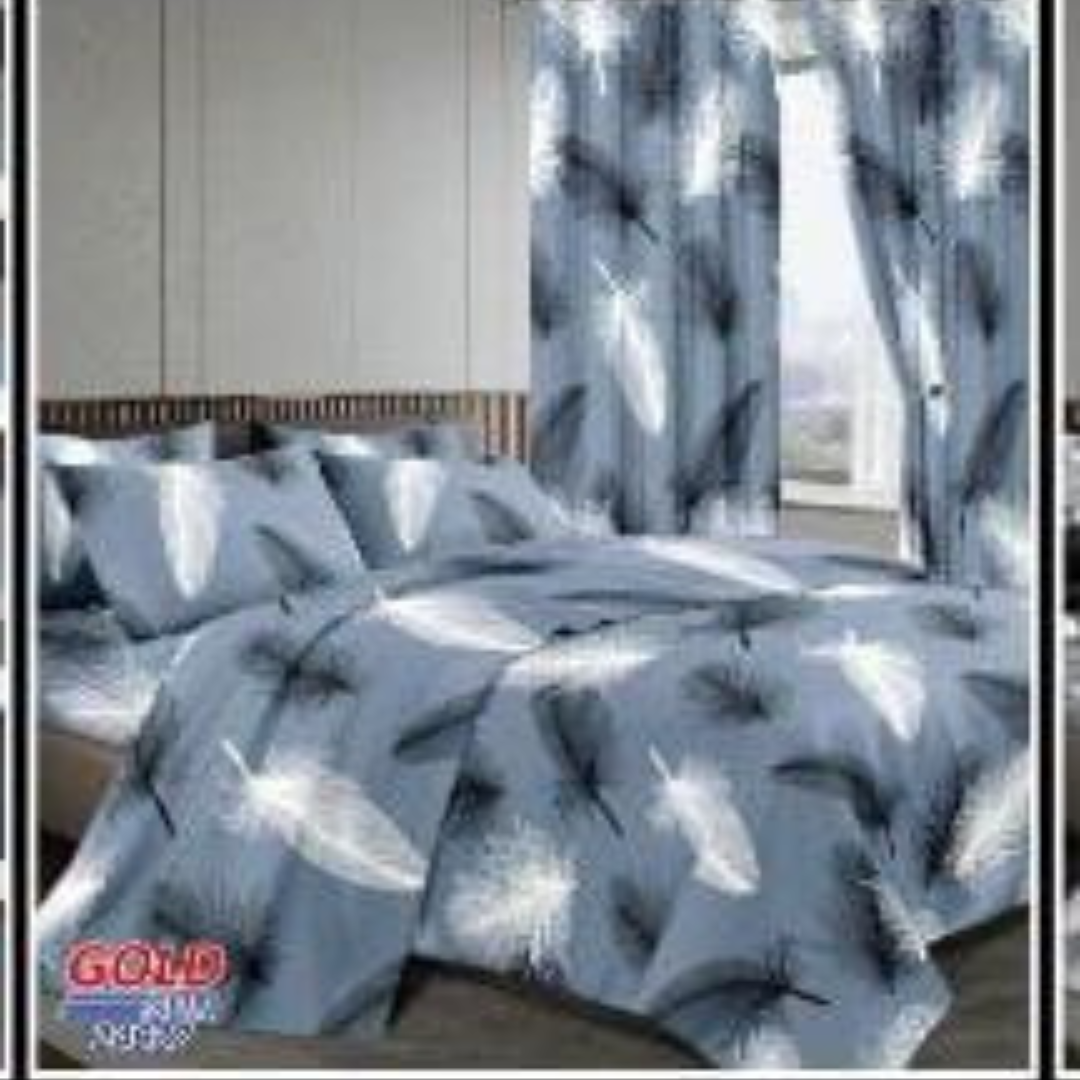 7pcs Curtain Duvet Set(10)