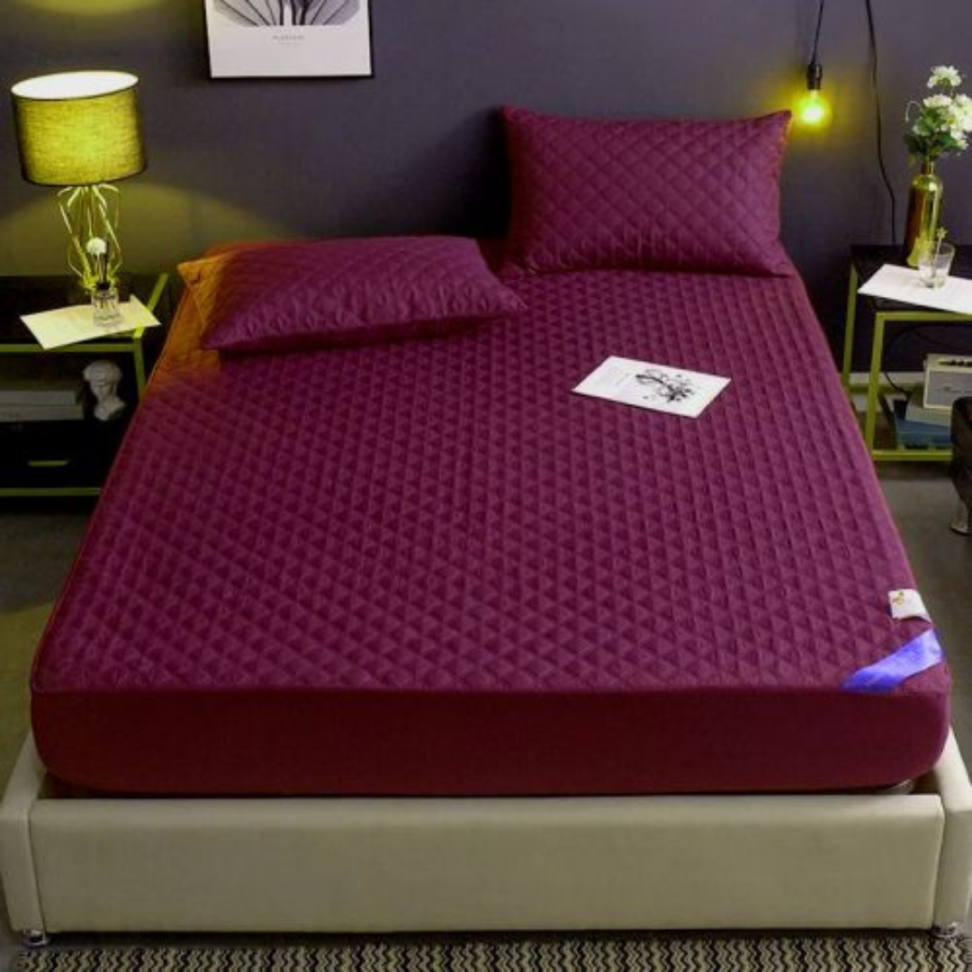 Water Proof Mattress Protector (4x6 Maroon)